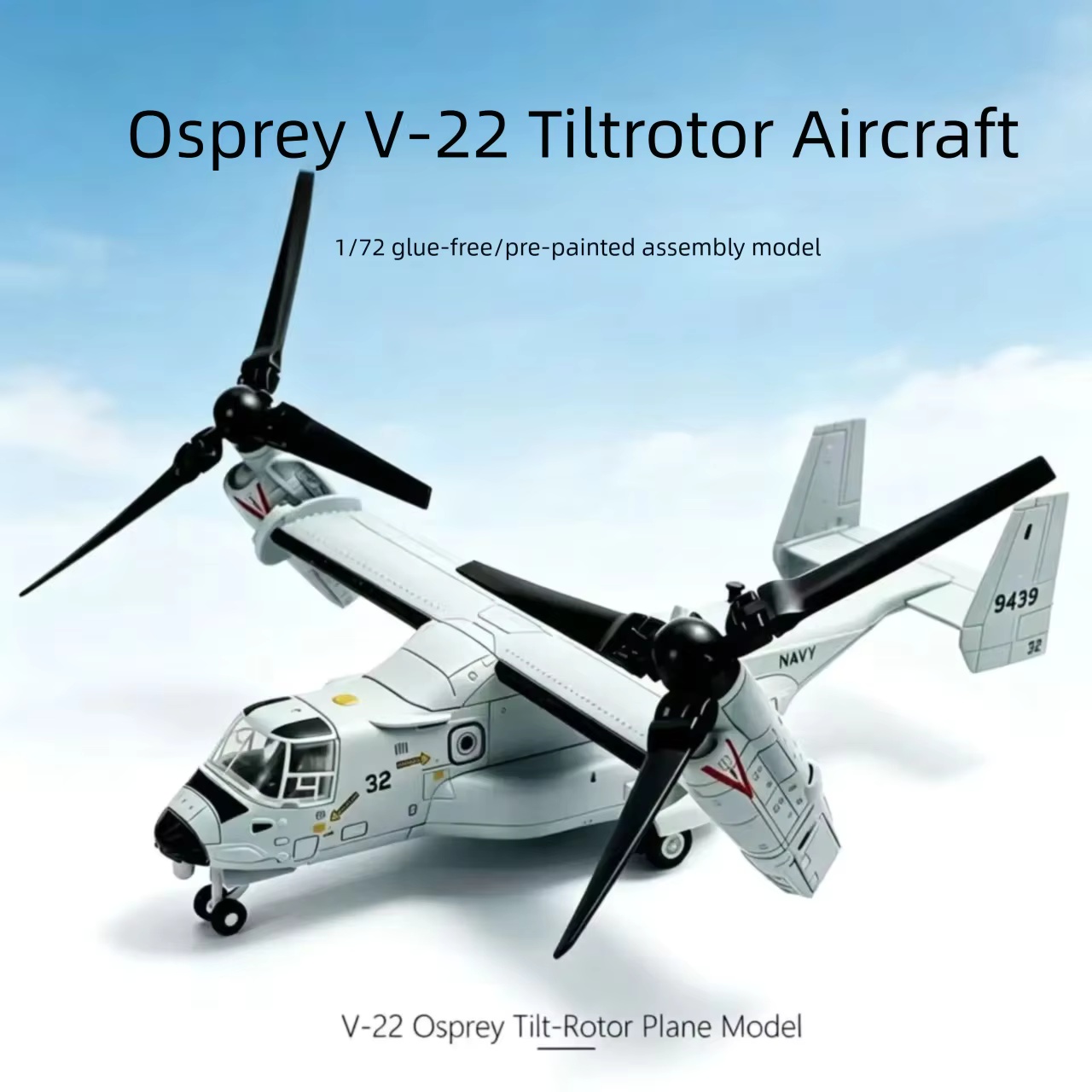 Jjrc Drone X12 - Modelo de helicóptero V-22 Osprey, escala