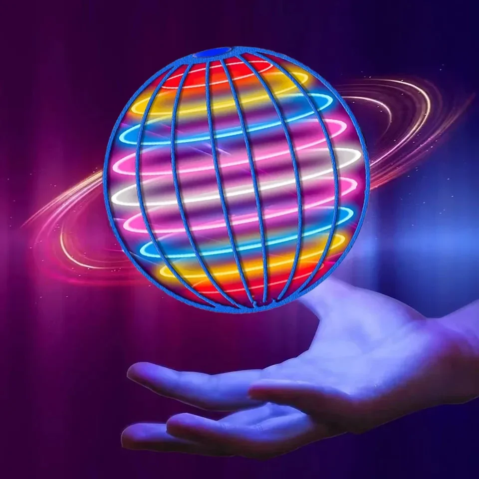 Drone Strobe Light - Bola voadora Boomerang Spinner brinquedos drone