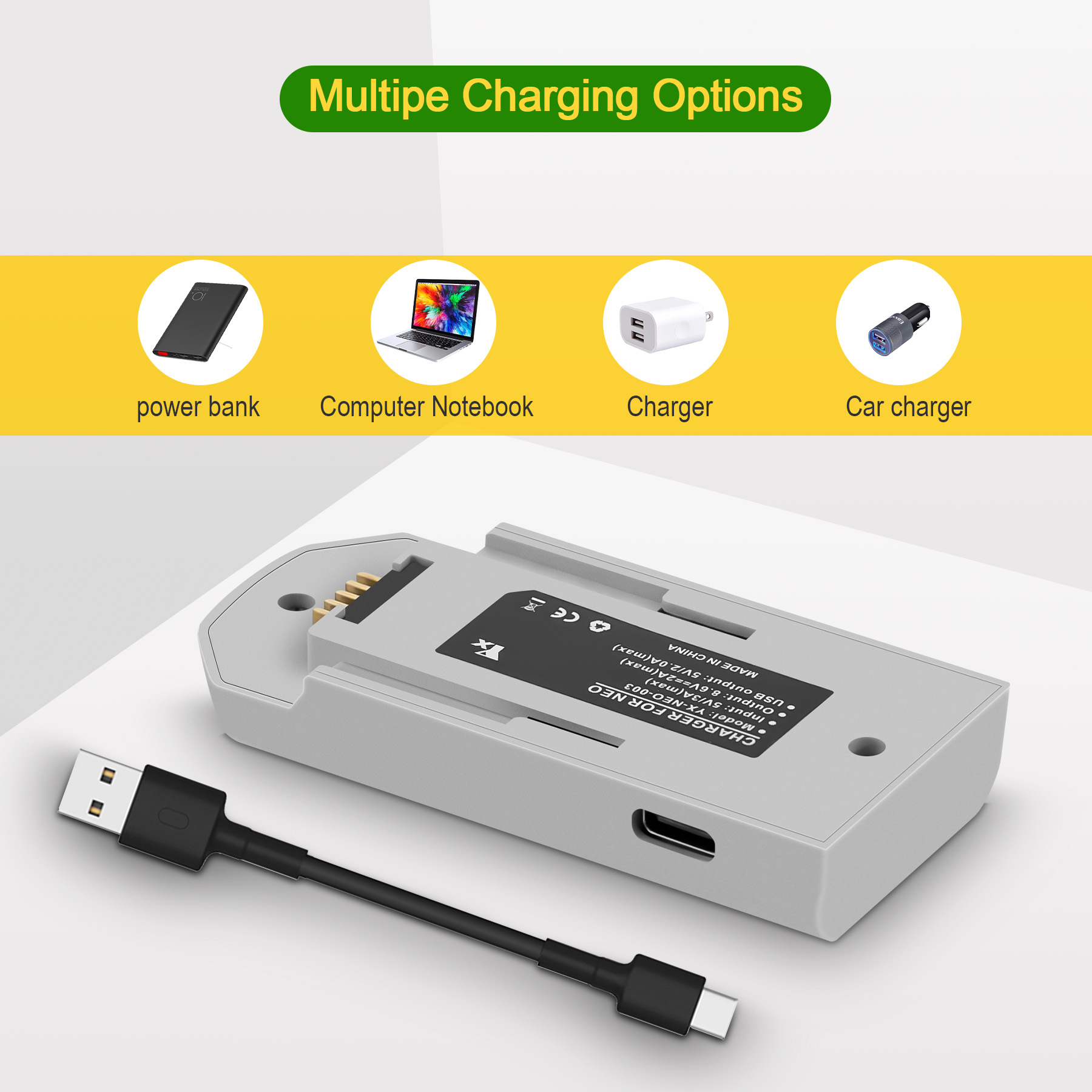 Carregador de bateria usb bidi - Drone Battery Adapter avaliação e preço