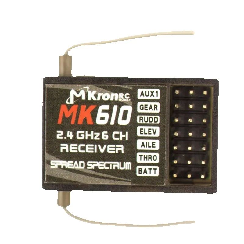 DSM2 MK610 AR6100 2.4G 6CH RC  - Drone Battery Adapter avaliação e preço
