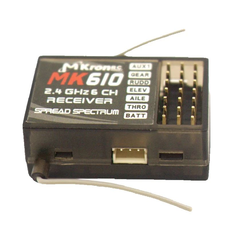 DSM2 MK610 AR6100 2.4G 6CH RC  - Drone Battery Adapter avaliação e preço